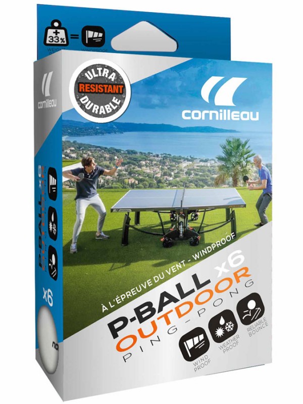 Žogice za namizni tenis Cornilleau P-ball Outdoor