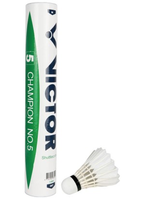 Komplet: 5 x Victor Champion No. 5 pernate žogice